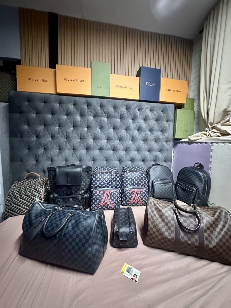 Louis Vuitton Backpack Trio Eclipse (Category: Backpacks) located in Quezon City. Submitted by _legitAF (Listing ID 1461194556, Image 3). Description: For sale only!! Louis Vuitton Backpack Trio Monogram Eclipse 9.5/10 Condition Authenticated by Entrupy Dustbag and paper bag Retails around 230k Authentic Money back!! Meet up preferably in Sun Residences Condo, QC area .