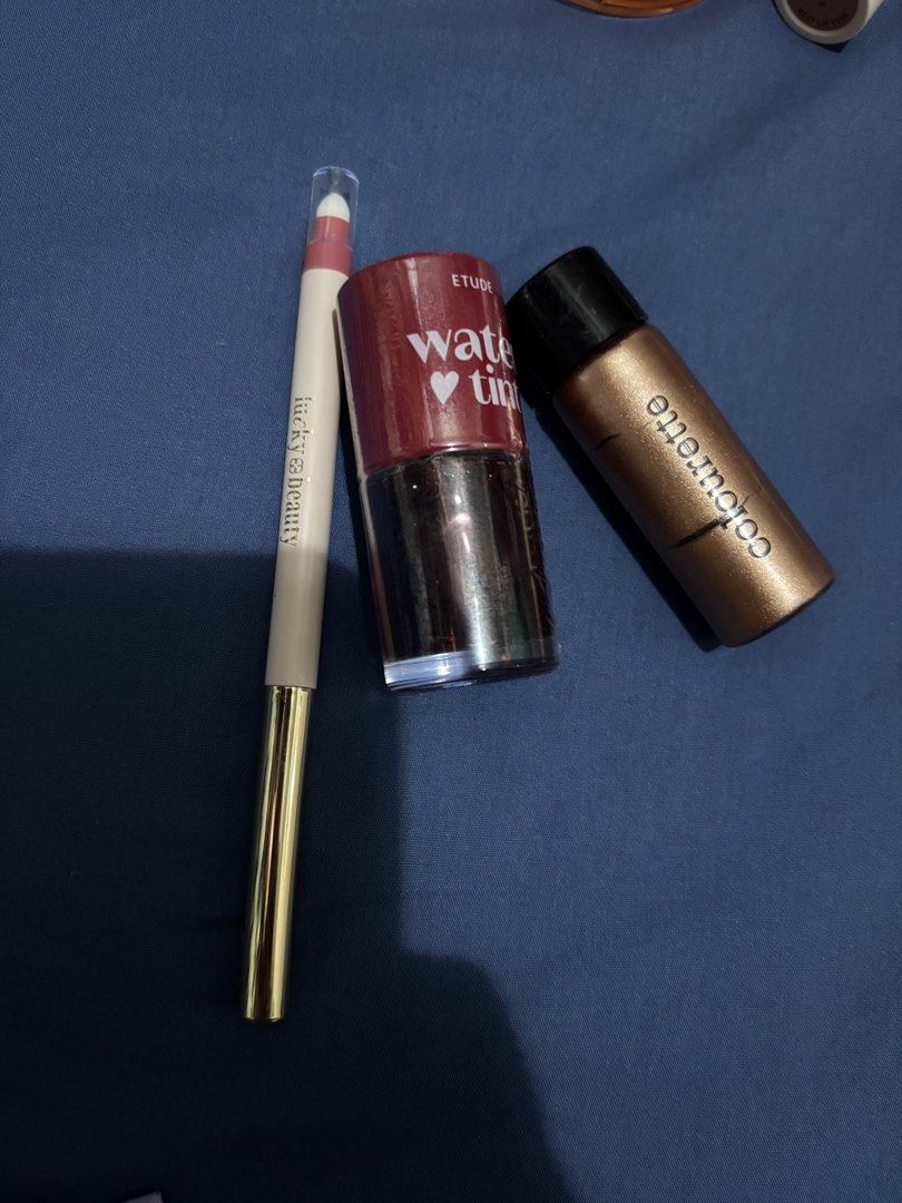 Lucky etude bundle (Category: Makeup) located in Paranaque City. Submitted by graceyy.rp (Listing ID 1461286205, Image 1). Description: Freebie : colourette Both brandnew .