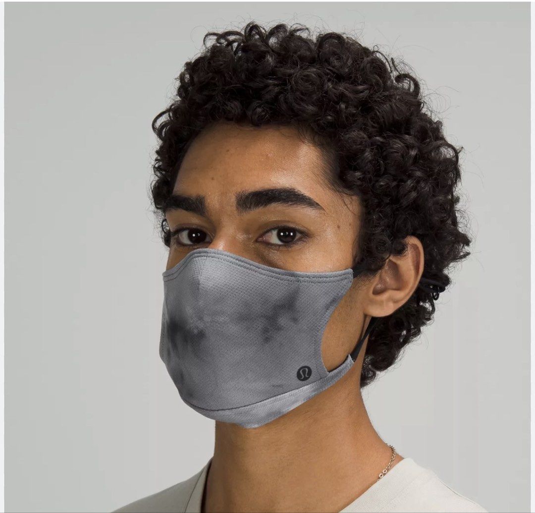 Lululemon ear loop face mask (Category: Face Masks & Face Shields) located in Quezon City. Submitted by sellinsomestuff (Listing ID 1461282382, Image 2). Description: Lululemon ear loop face mask With mesh overlay Grey Brandnew with box Last one in this colorway left Great for workouts and keeping you safe in style For pickup QC Timog area or shipping co buyer Thank you.
