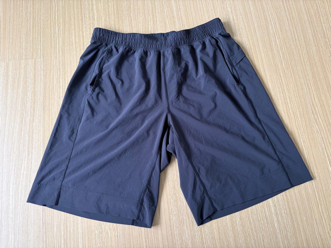 Lululemon Men's Shorts Dark Grey Size M (Category: Shorts) located in Makati City. Submitted by citysunset (Listing ID 1461143515, Image 1). Description: - Lululemon Men's Athletic Shorts - Color: Dark Grey - Size: XL - Waist: 33 (stretchable) - Length: 20.5 inches - Features: Elastic waistband with drawstring, two side pockets - Material: Lightweight and quick-drying - Ideal for: Gym, running, or any athletic activity - Condition: Great, well-ma