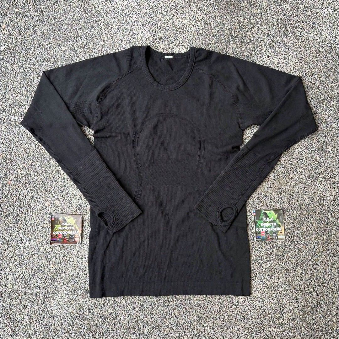 Lululemon Swiftly Tech Long Sleeve Crew Womens (Category: Activewear) located in Caloocan City. Submitted by rjlthrifts (Listing ID 1461323591, Image 3). Description: Lululemon Swiftly Tech Long Sleeve Crew Womens Stretchable Excellent Condition Color Rate 10/10 24.5 Length 15 Width No Issue. Price. 1,280 Loc. South Caloocan Courier. J&T And Flash Express.