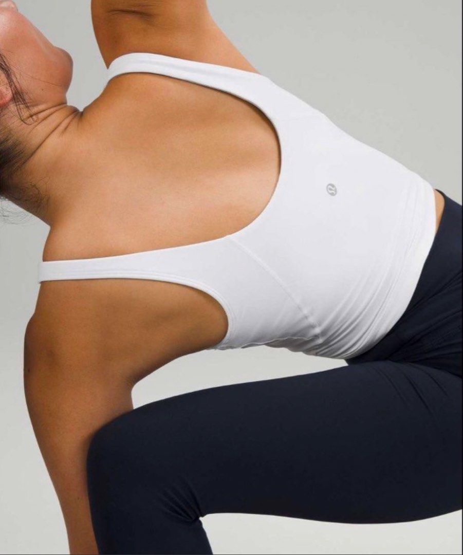 Lululemon White Align Tank Top Size 4 (Category: Activewear) located in Manila. Submitted by thriftfinds_309 (Listing ID 1461303629, Image 1). Description: - White Lululemon Align Tank Bra - Size: 4 - Features built-in bra for support - Ideal for yoga sessions or everyday comfort - Made with soft and comfortable fabric - Showcases the iconic Lululemon logo - no issues Lp posted .