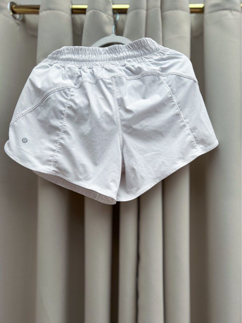 Lululemon Athletic Shorts Dot 10 (Category: Activewear) located in Cainta. Submitted by unboxingstuff (Listing ID 1461287760, Image 1). Description: - Lululemon light grey/greige shorts - Dot 10 - Elastic waistband with drawstring - Built-in liner - Ideal for running and workouts - Made with light and breathable fabric.