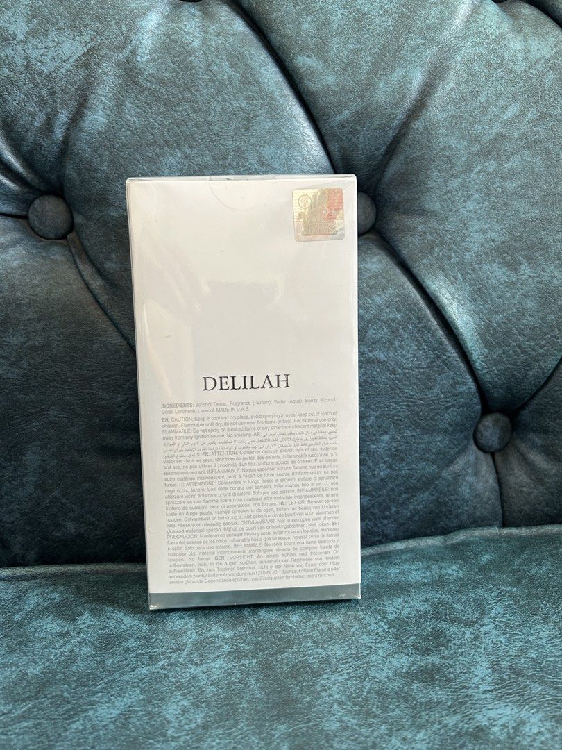 Maison Alhambra Delilah Blanc Eau De Parfum 100ml (Category: Fragrance & Deodorants) located in Pasig City. Submitted by strawberry_01 (Listing ID 1461119709, Image 2). Description: - Maison Alhambra Delilah Blanc Eau De Parfum - Natural Spray, Vaporisateur - 100ml Bottle - Made in UAE - Ingredients: Alcohol Denat., Fragrance (Parfum), Water (Aqua).