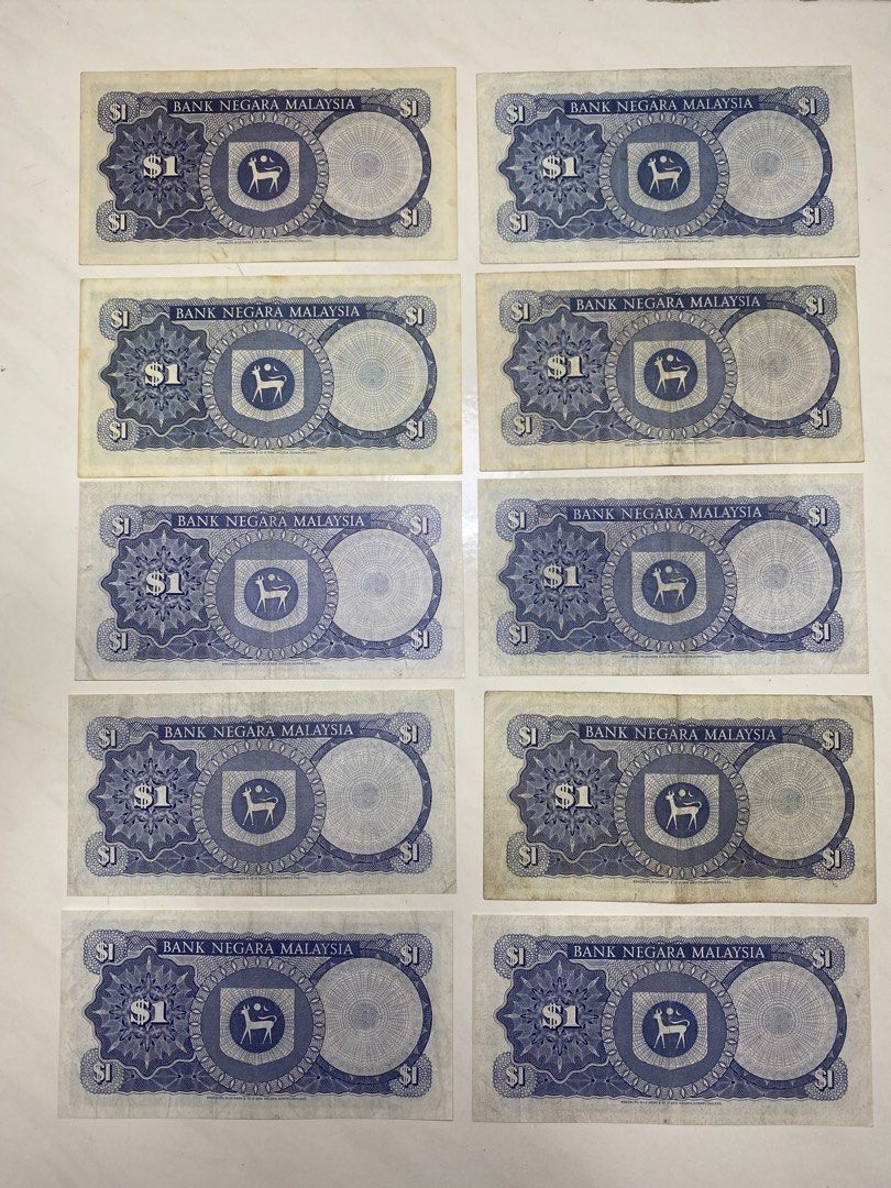 Malaysia Old Ringgit Notes (Category: Vintage Collectibles) located in Singapore. Submitted by _bling_bling (Listing ID 1461287186, Image 2). Description: -Good Conditions -3 and 4th series -Good to add into collections -Sold as is.