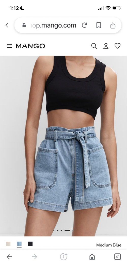 Mango paperbag shorts (Category: Announcements) located in Las Pinas. Submitted by silvader (Listing ID 1461163170, Image 2). Description: Bnwt Small Authentic .