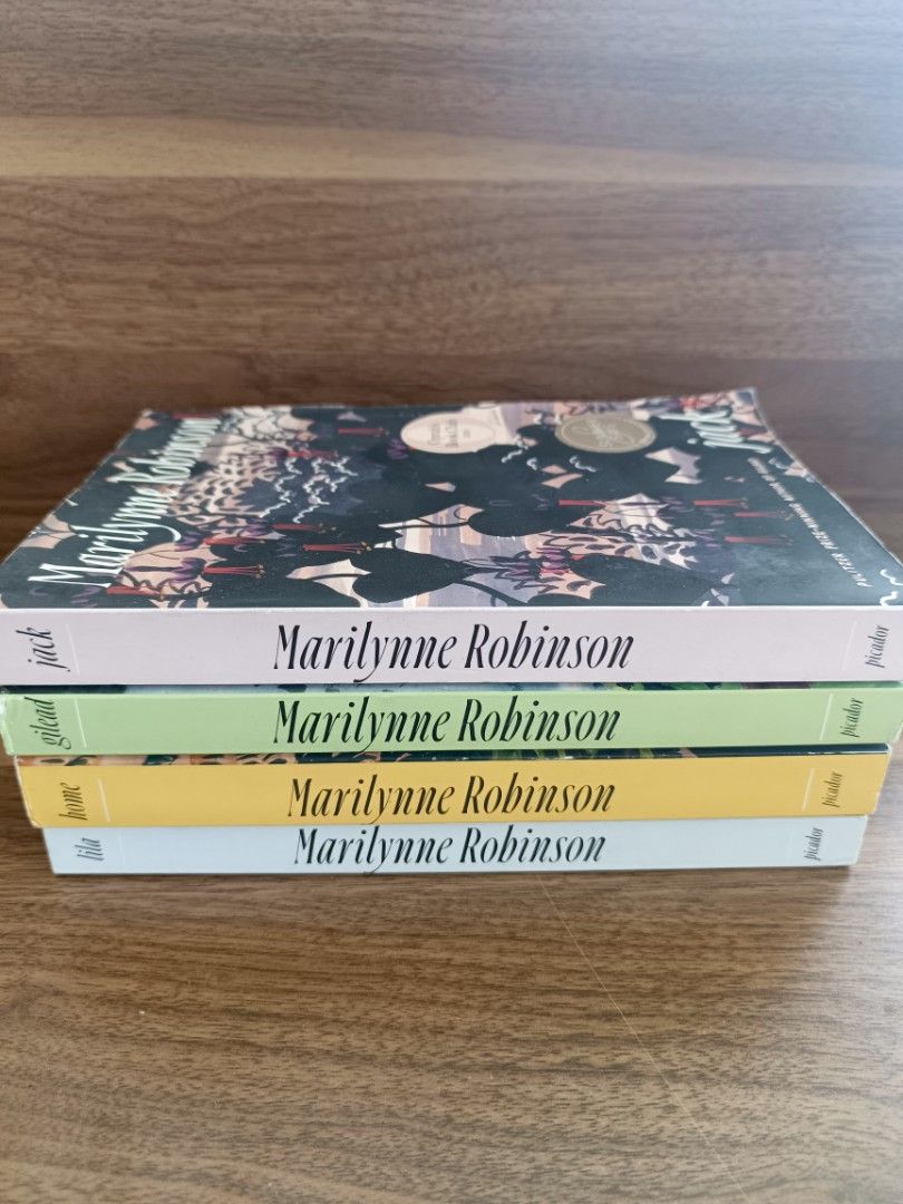 Marilynne robinson collection (Category: Storybooks) located in Cebu City. Submitted by sophia_87 (Listing ID 1461205886, Image 2). Description: take all 4 books vgc.