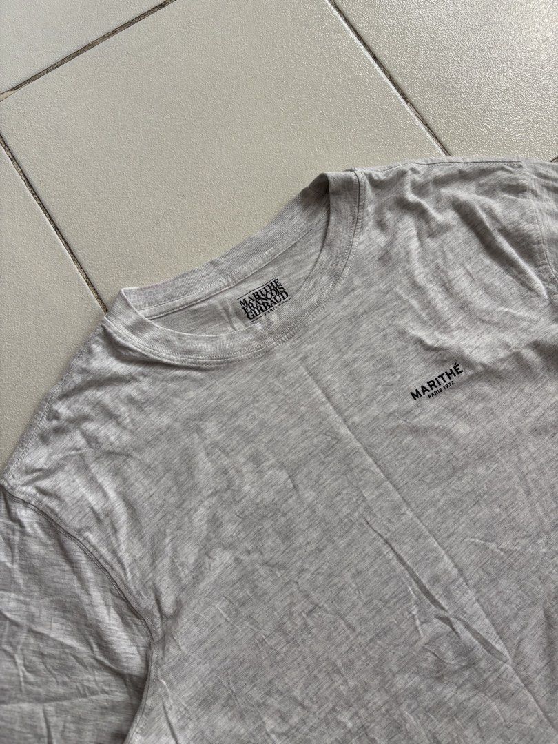 Marithe Francois Girbaud Tshirt (Category: Formal Shirts) located in Davao. Submitted by yyyvoh (Listing ID 1461121792, Image 2). Description: — MARITHE & FRANCOIS GIRBAUD TSHIRT (AUTHENTIC) Size: M on tag Length: 25.5 Inches Width: 20 Inches Condition: 10/10 Color Rate: 10/10 Issue: None 400💸.