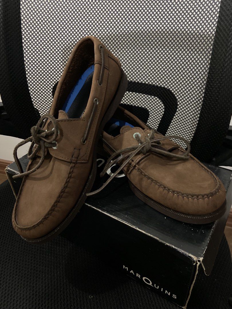 Marquins Umber Top-sider Shoes (Category: Casual Shoes) located in Manila. Submitted by charlie_1996x (Listing ID 1461116930, Image 3). Description: - Classic Umber (Burnt Umber) Top-side Shoes by Marquins. - Traditional moc-toe construction. - Secure lace-up closure. - Designed for everyday comfort. - Comes with the original box. - Ideal for casual outings and everyday wear..