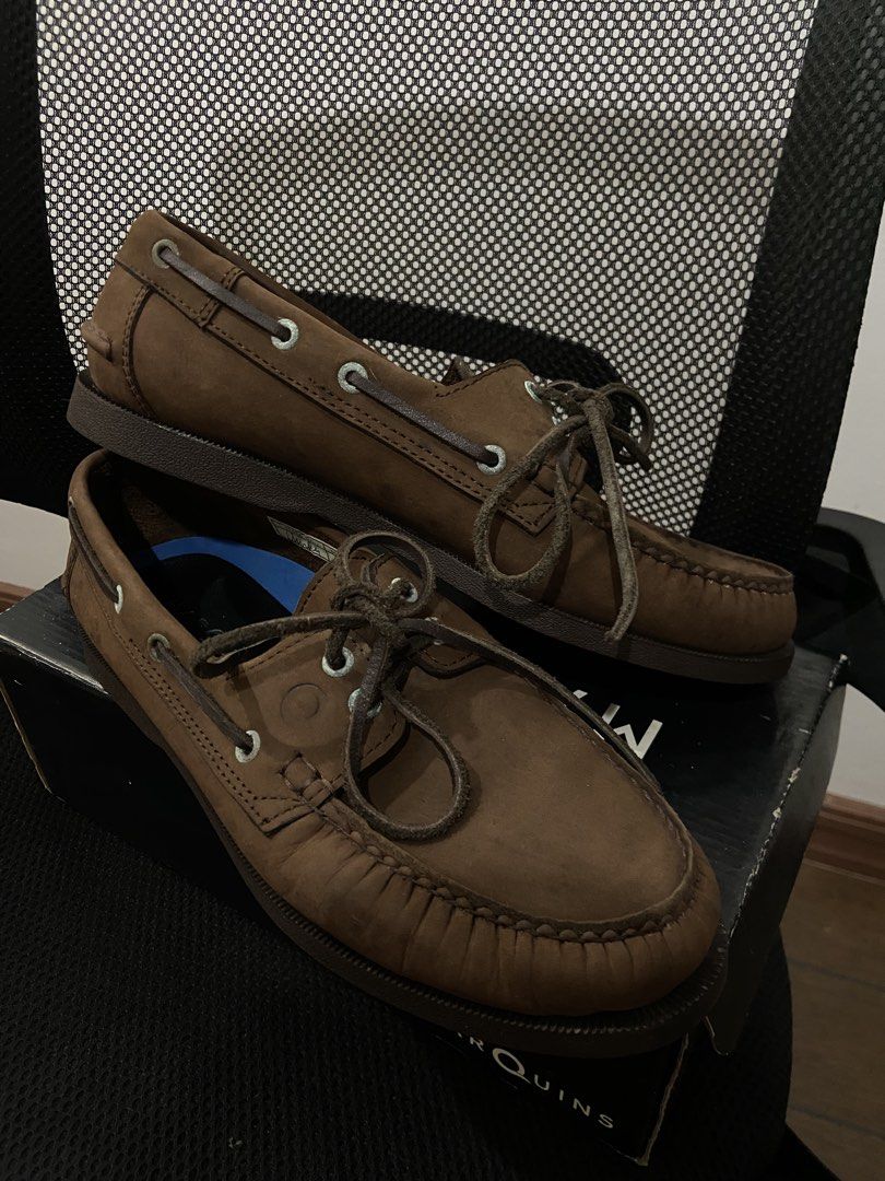 Marquins Umber Top-sider Shoes (Category: Casual Shoes) located in Manila. Submitted by charlie_1996x (Listing ID 1461116930, Image 1). Description: - Classic Umber (Burnt Umber) Top-side Shoes by Marquins. - Traditional moc-toe construction. - Secure lace-up closure. - Designed for everyday comfort. - Comes with the original box. - Ideal for casual outings and everyday wear..