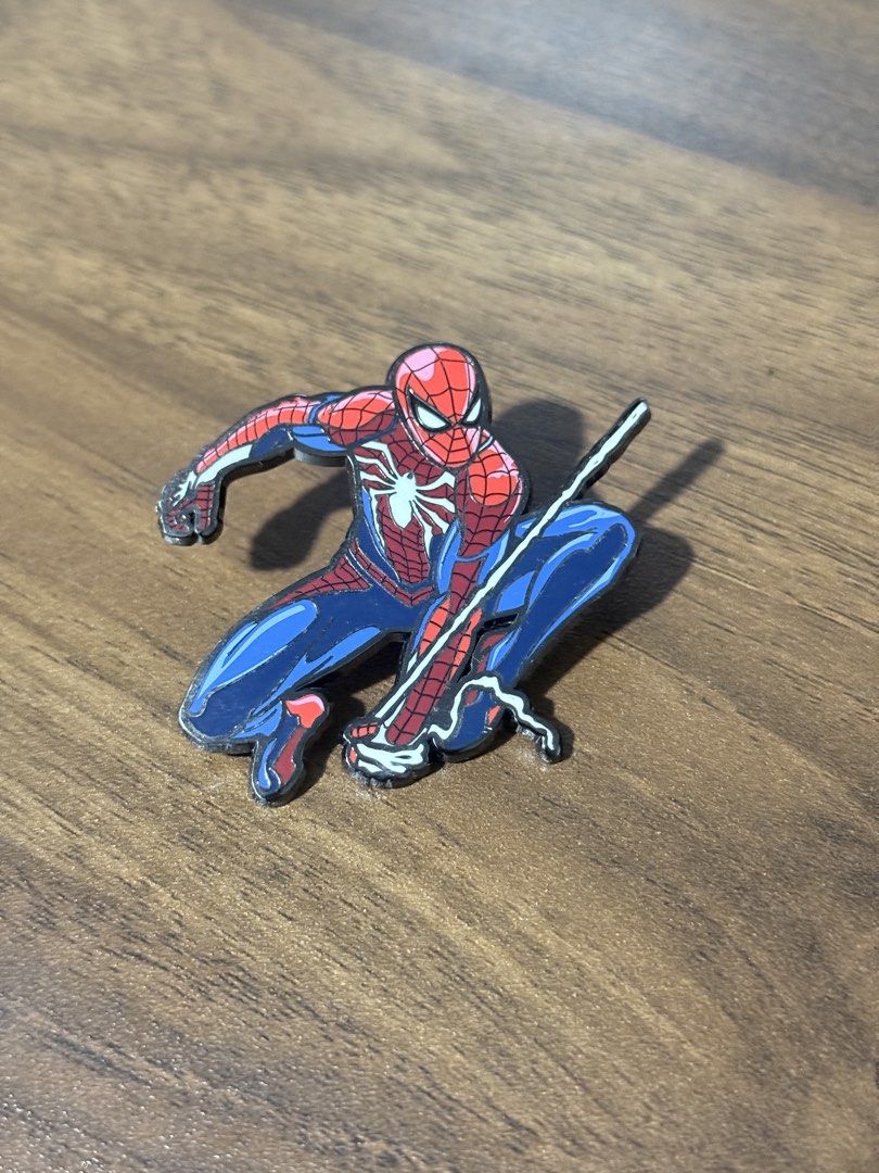 Marvel Spider-Man Collector FiGPiN (Category: Western Merchandise) located in Paranaque City. Submitted by frey21 (Listing ID 1461318154, Image 1). Description: • Authentic Spider-Man pin • Vibrant red, blue, and white colors • Ideal for jackets, bags, and hats • Essential collectible for any Spider-Man fan • Missing pin clutch.