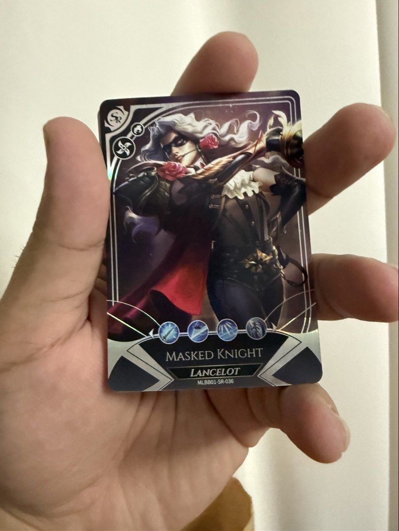 Masked Knight Lancelot MLBB01-SR-036 (Category: Raw Singles) located in Marikina City. Submitted by jpcollectiblesph (Listing ID 1461140270, Image 1). Description: .