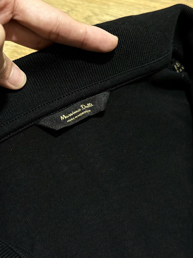 Massimo Dutti Black Polo Shirt (Category: Tshirts & Polo Shirts ) located in Quezon City. Submitted by naptimeph (Listing ID 1461263045, Image 3). Description: 100% AUTHENTIC Classic polo shirt Size: XL on tag Original price: 4,900 Rfs: decluttering .