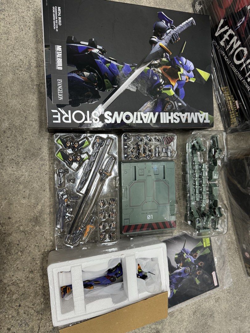 Metal Build Evangelion Test Type-01 (Category: Gundam & Model Kits) located in Paranaque City. Submitted by icko007 (Listing ID 1461161954, Image 2). Description: Metal Build Evangelion Test Type-01 Tamashii Nations Store Limited Edition Bib no issue complete ₱12,600 Only Dibs now pay now / No rush shipping Location Paranaque Payment Gcash/ Bpi Shipping Lalamove/Lbc Buyers Risk/Fee ‼️Seller is not responsible for: lost, stolen, or damaged package
