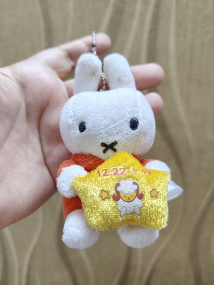 Miffy Plush Charm (Category: Plushies & Soft Toys) located in Santa Rosa. Submitted by mmps249.1 (Listing ID 1461129401, Image 1). Description: Crossposted Mine now, pay now shipping courier: JRS only Gcash payment upon order No reservations.