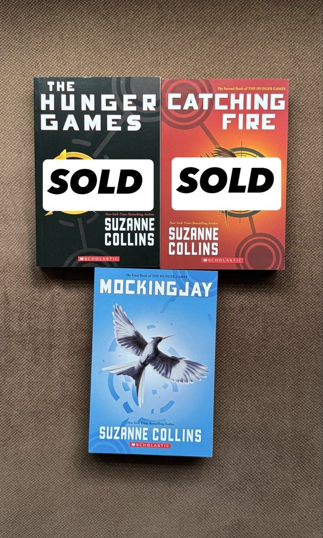 MOCKINGJAY by Suzanne Collins (Category: Storybooks) located in Manila. Submitted by oliverealon (Listing ID 1460305997, Image 1). Description: MOCKINGJAY by Suzanne Collins ₱500 - Brand New - Unsealed, but never read, never used. Only displayed - RFS: Decluttering (this was an impulsive buy) - Bought from Fully Booked MOP: Gcash MOD: J&T or Lalamove.