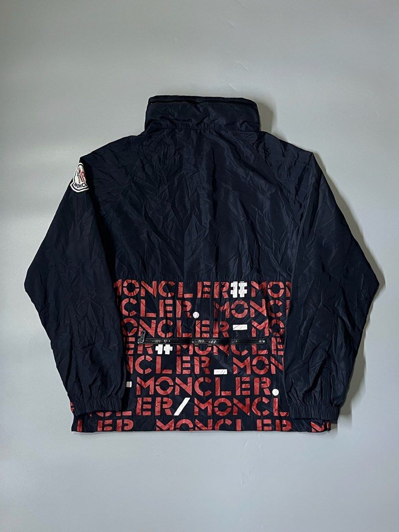 Moncler Windbreaker Aop Packable Hoodie (Category: Hoodies) located in Manila. Submitted by villadolid77084 (Listing ID 1461240630, Image 2). Description: Monclear Windbreaker Aop Packble Hoodie Size Large Dimes 22x27 Color rate 9.5/10 No issue Excellent Condition Price 1500+Sf📩 Location Laspiñas📍.