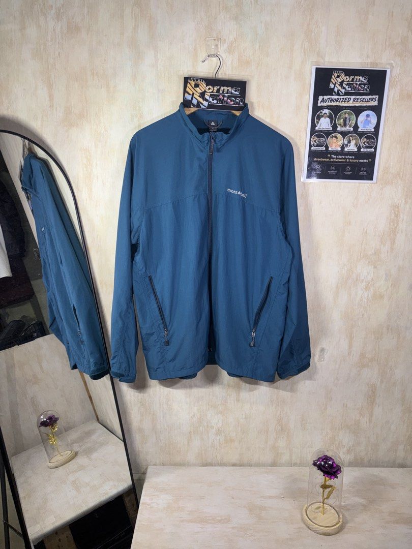 MONTBELL OUTDOOR JACKET (Category: Coats, Jackets and Outerwear) located in Cabuyao City. Submitted by pormanation-thrift-store (Listing ID 1461147708, Image 1). Description: MONTBELL OUTDOOR JACKET Condition: LIKE NEW Color rate: 10/10 Size: LARGE Dimes: 22.5”Wx28-29”L Issue: NONE❌ Price: 1500.