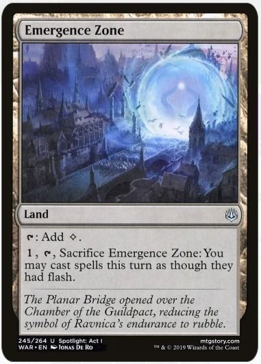 [MTG] Emergence Zone | WAR 245 - Normal (NM) (Category: Raw Singles) located in Paranaque City. Submitted by topdeckph (Listing ID 1461289313, Image 1). Description: Bring home a crisp, collectible MTG promo card in near-mint condition—ideal for building your collection, deck building, or enjoying casual play with a satisfying card feel. What you’re getting: - Authentic, original MTG card - Sold individually per piece Condition & authenticity: - 