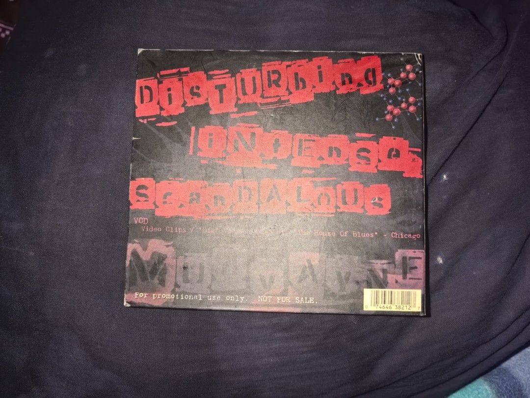 Mudvayne Video CD - Exclusive Footage (Category: CDs & DVDs) located in Caloocan City. Submitted by rvekiss (Listing ID 1461178515, Image 3). Description: - Mudvayne Video CD -Ultra-Rare Factory Promotional Copy (not for sale) - Exclusive footage not seen on TV - Includes music video clips - Features live performance from House of Blues, Chicago - Perfect for Mudvayne ffans — Disc Condition: Pristine Near Mint (NM). Completely scratch-free and pe