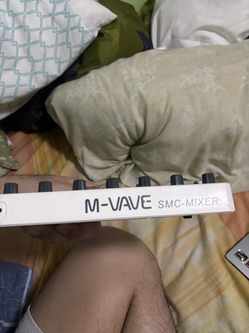 M-VAVE SMC-MIXER MIDI Controller 8 Faders Knobs (Category: Other Audio Equipment) located in Batangas. Submitted by samvelasquez0 (Listing ID 1461122244, Image 2). Description: - M-VAVE SMC-MIXER - 8 Faders - 8 Knobs - Transport Controls - USB-C for Power and Connection - Ideal for Music Production & Live Mixing - In excellent working condition.