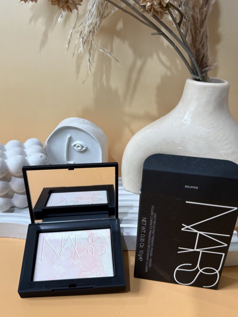 Nars Light Reflecting Prismatic Powder in Solstice (Category: Makeup) located in Taytay. Submitted by betterthanbare (Listing ID 1461191953, Image 1). Description: ❗️PAKIBASA BAGO MAG MINE PLS❗️ ✅ STRICTLY 1-2 DAYS RESERVATION ONLY ✅all prices are firm. Low ballers will not be entertained ✅all items are on hand and 100% guranteed authentic WHEN IN DOUBT DONT BUY ✅bawal sa super selan! Some boxes are deformed IF MAARTE SA MALL BUMILI :) ✅strictly 