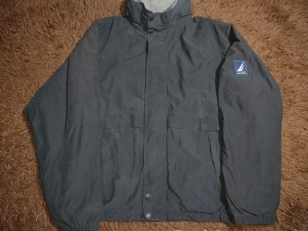 Nautica Fleece Lined Jacket (Category: Coats, Jackets and Outerwear) located in San Juan City. Submitted by reddvelasquez4298 (Listing ID 1461243184, Image 1). Description: Nautica Fleece Lined Jacket With Hood Size Large 25.5 Width 27.5 Length Good Condition Issues some fade parts, paint stains, hindi naman ganun kahalata check photos. 😊 950 pesos PM.