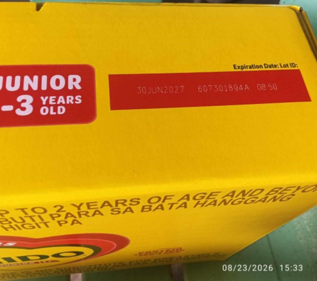 NIDO JUNIOR 1-3 YEARS 1.6KG (Category: Breastfeeding & Bottle Feeding) located in Manila. Submitted by avmpb (Listing ID 1461160944, Image 2). Description: Selling my extra NIDO JUNIOR 1-3 YEARS 1.6KG Condition: ✔Brand new, sealed. ✔ Authentic ✔ Fresh stocks ✔ Properly stored 📸 Expiry dates (Exp. JUN 30 2027) and box condition are shown in the photos. Reason for Selling: Received more than what we can consume, so selling extra stocks. Transactio