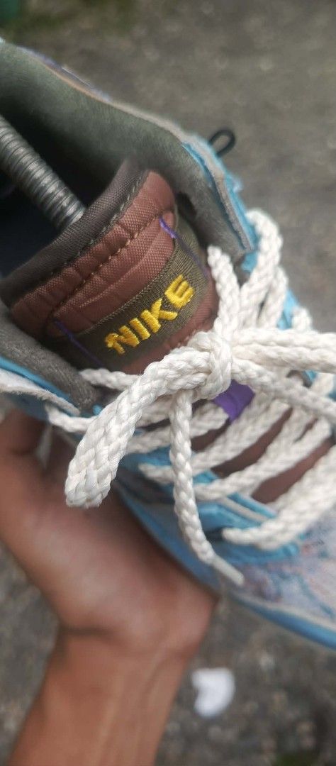 Nike Dunk Low "City Market" (Category: Sneakers) located in Manila. Submitted by totiredtorunaway (Listing ID 1461238144, Image 3). Description: - Nike Dunk Low City Market sneakers - Unique patchwork design with light blue, brown, and patterned panels - Features a classic gum sole - Comes with thick white laces - Ideal for sneaker collectors or those seeking a standout shoe.