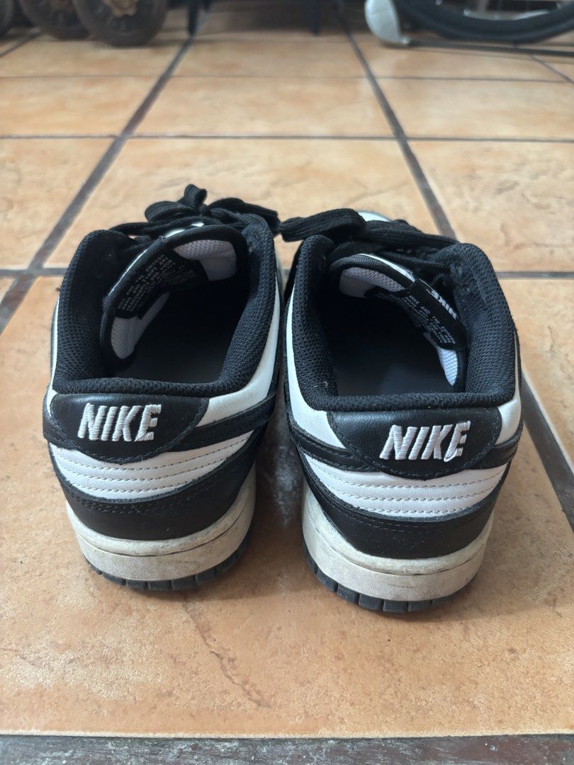 Nike Dunk Low Panda Women US7.5 (Category: Sneakers) located in Manila. Submitted by rbstyles15 (Listing ID 1461167541, Image 3). Description: Classic black and white Nike Dunks Womens US 7.5 Condition: well used but still good condition :) RFS: need funds.