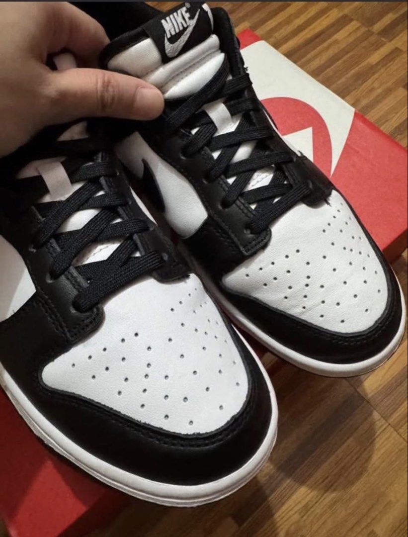 Nike Dunk Low Retro M8 (Category: Sneakers) located in Manila. Submitted by iamcv8 (Listing ID 1461249371, Image 2). Description: Nike Dunk Low Retro Panda Men 8 Good as new 2x used only Almost no sign of usage No issue Rfs: need funds.
