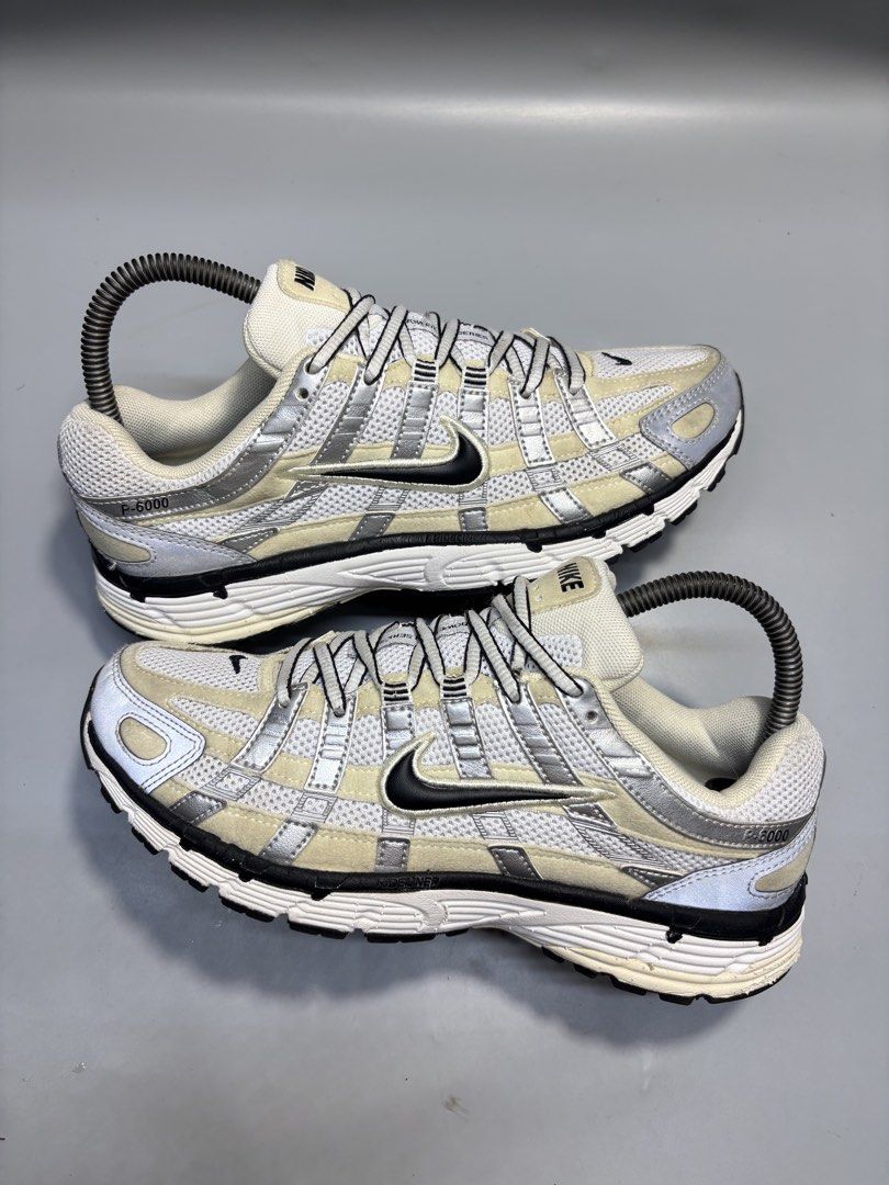 Nike P-6000 White Silver Running Shoes (Category: Sneakers) located in Butuan. Submitted by shoeetasho (Listing ID 1461298218, Image 2). Description: - Nike P-6000 - Color: White/Silver - Size: US 7.5 / EU 38.5 / 24.5cm - Ideal for: Running or casual wear - Features: Comfortable and stylish - Price: P1800 - Shipping: FREE!.