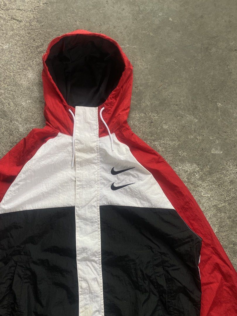 Nike Swoosh International Windbreaker Jacket (Category: Coats, Jackets and Outerwear) located in Rizal. Submitted by various.stuff (Listing ID 1461254217, Image 3). Description: Item: Nike Swoosh International Windbreaker Jacket Dimes: 25 x 28 Condition: Very Good Color rate: 9/10 Issue: see pics .