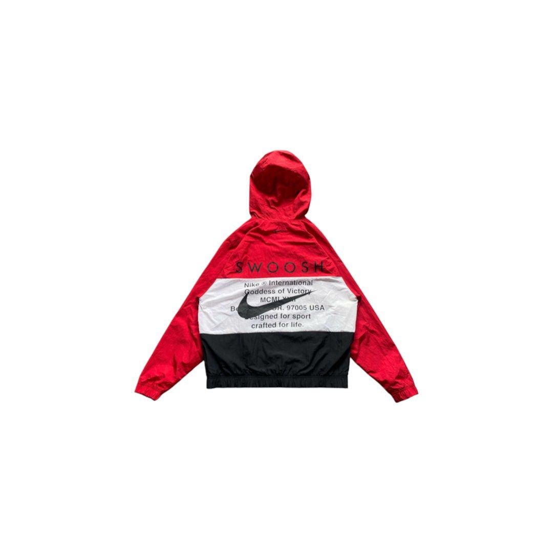 Nike Swoosh International Windbreaker Jacket (Category: Coats, Jackets and Outerwear) located in Rizal. Submitted by various.stuff (Listing ID 1461254217, Image 2). Description: Item: Nike Swoosh International Windbreaker Jacket Dimes: 25 x 28 Condition: Very Good Color rate: 9/10 Issue: see pics .