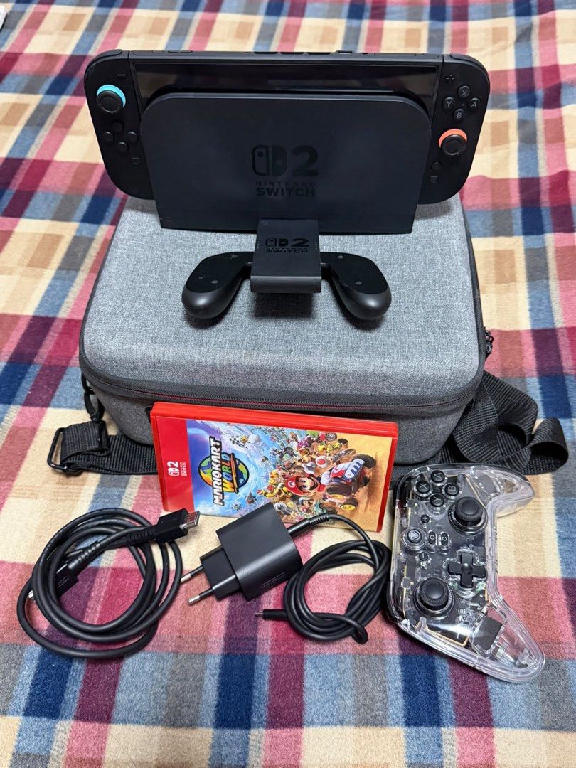 Nintendo Switch 2 (Category: Nintendo) located in Manila. Submitted by mystichorse.ab180d (Listing ID 1461246047, Image 3). Description: RUSH SALE: Nintendo Switch 2 🎮 💰 ₱37,800 • Bought August 8 at DataBlitz • Used only 3x • With Mario Kart • With original receipt • Complete with box • Includes Snakebyte Controller, compatible with Switch 2 • In good condition • Selling because I’m more into PC games 📍 QC area 🤝 Meet-up available 🛵 Can do L
