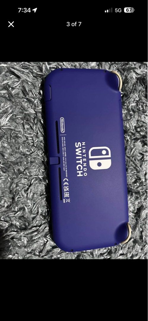 Nintendo Switch Lite - Blue (Category: Nintendo) located in Caloocan City. Submitted by kosem18 (Listing ID 1461246897, Image 3). Description: - Blue Nintendo Switch Lite (Bought Apr 2025) - Original charger included - Pristine, scratch-free screen - All buttons and joysticks fully functional - Ready for immediate play - Comes with black handle hardcase, white floral silicon case, clear console hardcase, extra tempered glads - Feel free to ask an