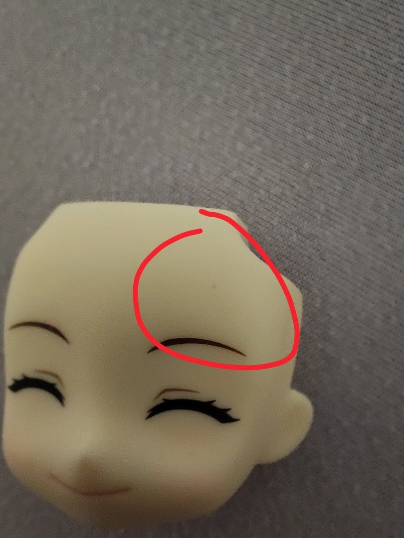 Nobara Kugasaki Nendoroid splits (Category: Figurines & Statues) located in Cabiao. Submitted by winzelkian78595 (Listing ID 1461248455, Image 3). Description: Nobara splits for sale, good as new condition. as per the paint smudge on the hair it was a factory defect. Can give discounts if 2 or more kukunin items are negotiable 😊.