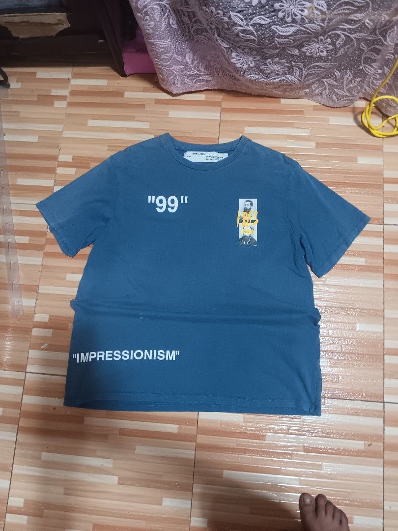 Off-White 1863 Impressionism Tee (Category: Tshirts & Polo Shirts ) located in Manila. Submitted by jhon_thrifters (Listing ID 1461230801, Image 2). Description: no issue no pinhole 10 out of 10 color rate.