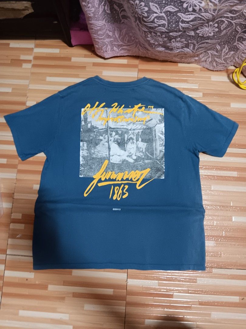 Off-White 1863 Impressionism Tee (Category: Tshirts & Polo Shirts ) located in Manila. Submitted by jhon_thrifters (Listing ID 1461230801, Image 1). Description: no issue no pinhole 10 out of 10 color rate.