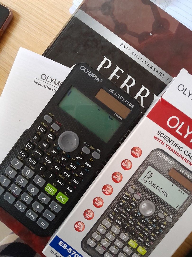 OLYMPIA ES 570-ES PLUS (PRC APPROVED) (Category: Office & Business Technology) located in Paranaque City. Submitted by Heyhey0125 (Listing ID 1461192114, Image 2). Description: EXTRA CALCULATOR Payment first thru GCASH before ship out. Location: Parañaque.