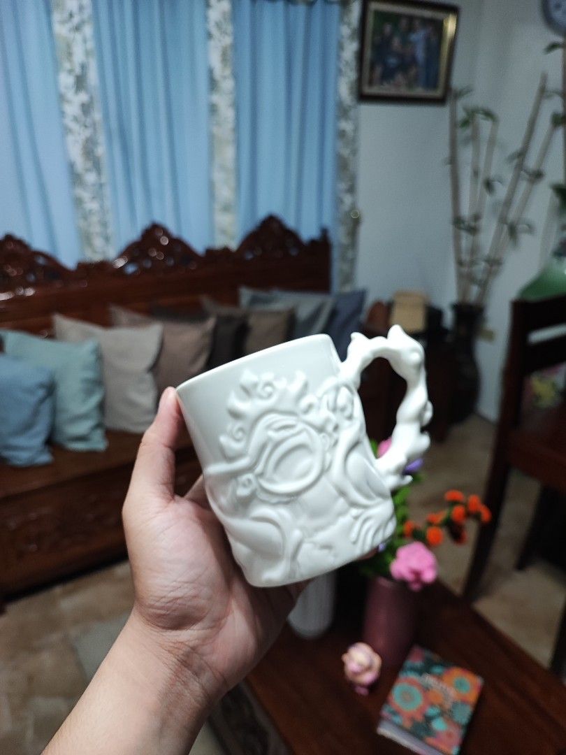 One Piece Luffy Gear 5 embossed (Category: Coffee & Tea Tableware) located in Silang. Submitted by papus17 (Listing ID 1461252081, Image 1). Description: - One piece white ceramic mug - One piece lover! - Luffy GEAR 5 handle - New!! Not used. .