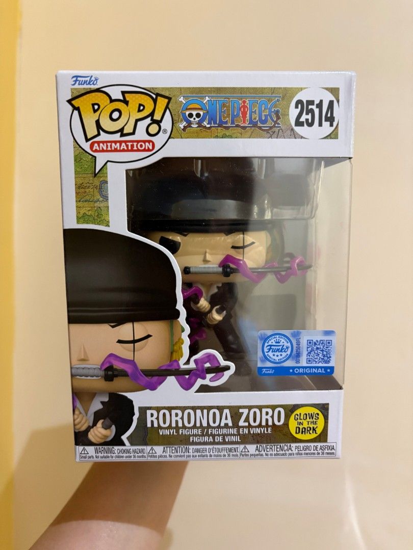 OP Zoro Funko Pop (Category: Designer & Blind Box Toys) located in Quezon City. Submitted by hanns. (Listing ID 1461273034, Image 1). Description: - noob - 9.5/10 box - x sensi.