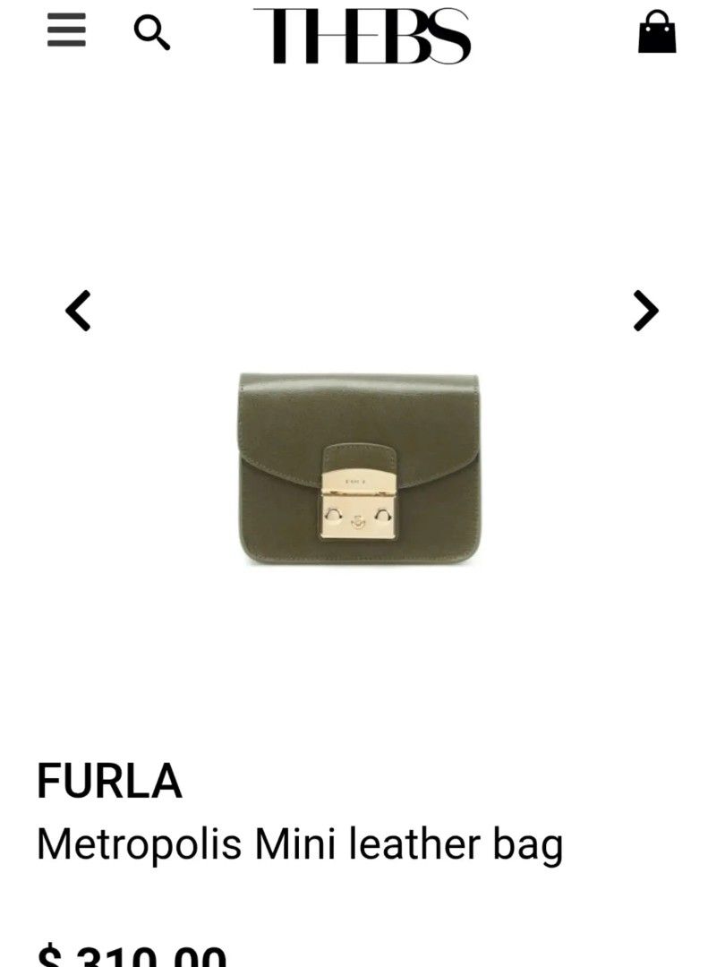 Original FURLA Metropolis (Category: Shoulder Bags) located in Caloocan City. Submitted by secondhand_shop2 (Listing ID 1461323168, Image 2). Description: Sale❗️Sale❗️Sale❗️ ₱ 1,880 Original FURLA Army Green small Pure genuine leather 📌First to pay.