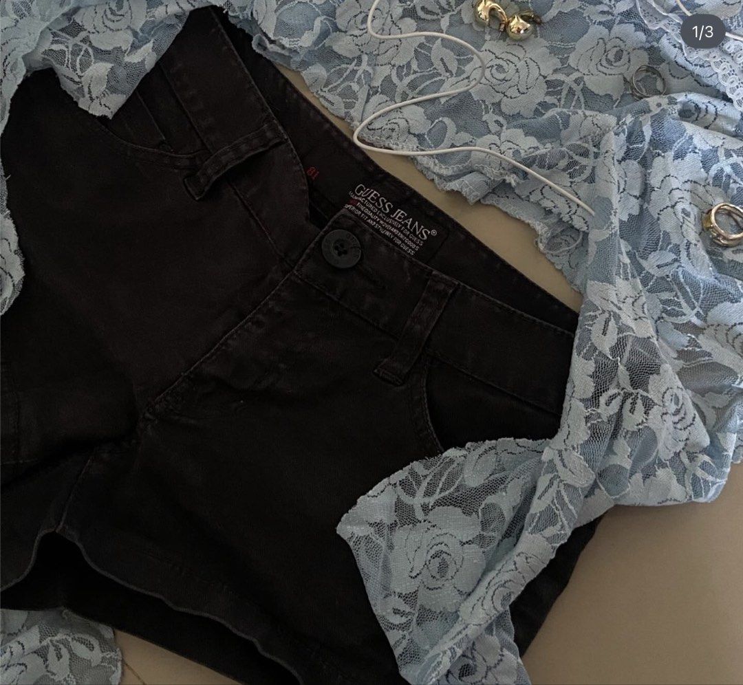 Original guess summer shorts (Category: Shorts) located in Davao. Submitted by gels.closet (Listing ID 1461175101, Image 1). Description: Size 27-28.