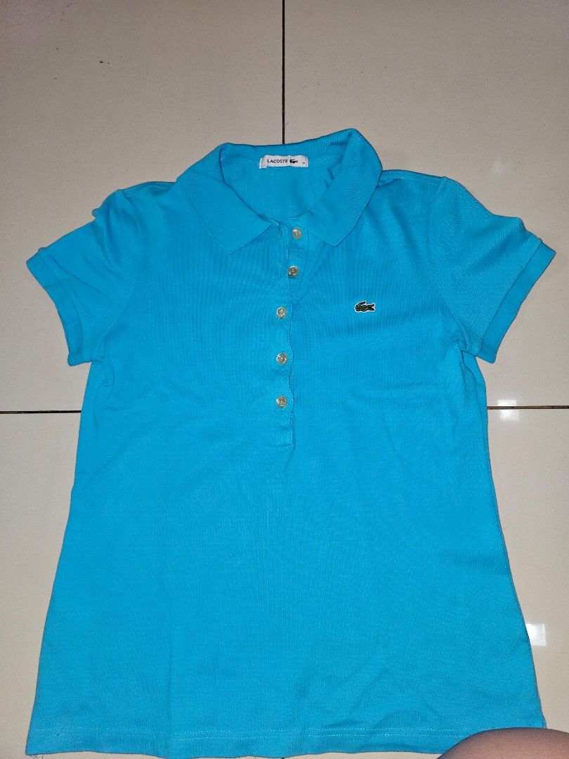 ORIGINAL LACOSTE Blue Polo Shirt (Category: Shirts) located in Manila. Submitted by a.yahh (Listing ID 1461233731, Image 2). Description: P400 for ORIGINAL LACOSTE Blue Polo Shirt RFS: Decluttering ⭐️ Medium size ⭐️ Buyer will shoulder SF 📍Marikina City J&T, lalamove, LBC.