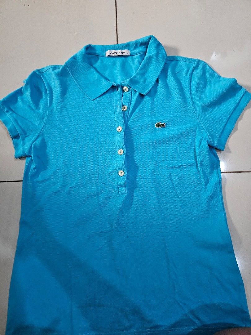 ORIGINAL LACOSTE Blue Polo Shirt (Category: Shirts) located in Manila. Submitted by a.yahh (Listing ID 1461233731, Image 1). Description: P400 for ORIGINAL LACOSTE Blue Polo Shirt RFS: Decluttering ⭐️ Medium size ⭐️ Buyer will shoulder SF 📍Marikina City J&T, lalamove, LBC.