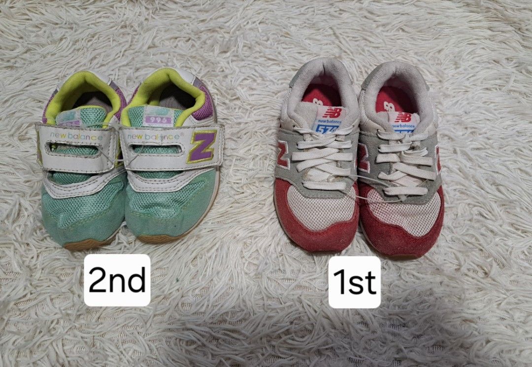 ORIGINAL NEW BALANCE FOR KID (Category: Babies & Kids Fashion) located in Quezon City. Submitted by kimlynandaya (Listing ID 1461253900, Image 1). Description: ORIGINAL NEW BALANCE FOR KID 1ST PRICE:349 US:8.5 UK:8 EUR:25.5 CM:15 2ND PRICE:149 US:8 UK:7.5 EUR:25 CM:14.5.