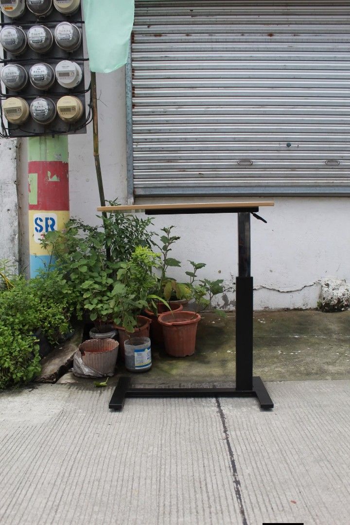 Overbed Table (Category: Tables & Sets) located in Meycauayan. Submitted by marygracecasimiro (Listing ID 1461225470, Image 3). Description: Adjustable Mobile Overbed Table Adjustable mobile overbed table with a height-adjustable column, spacious wood-grain tabletop and smooth-rolling caster base. Perfect for use as a bedside table, laptop desk, reading table or work surface L:31 ½ • W:15 ¾ • H:26 up to 37 ½ inches 3,500 pesos only🧡.