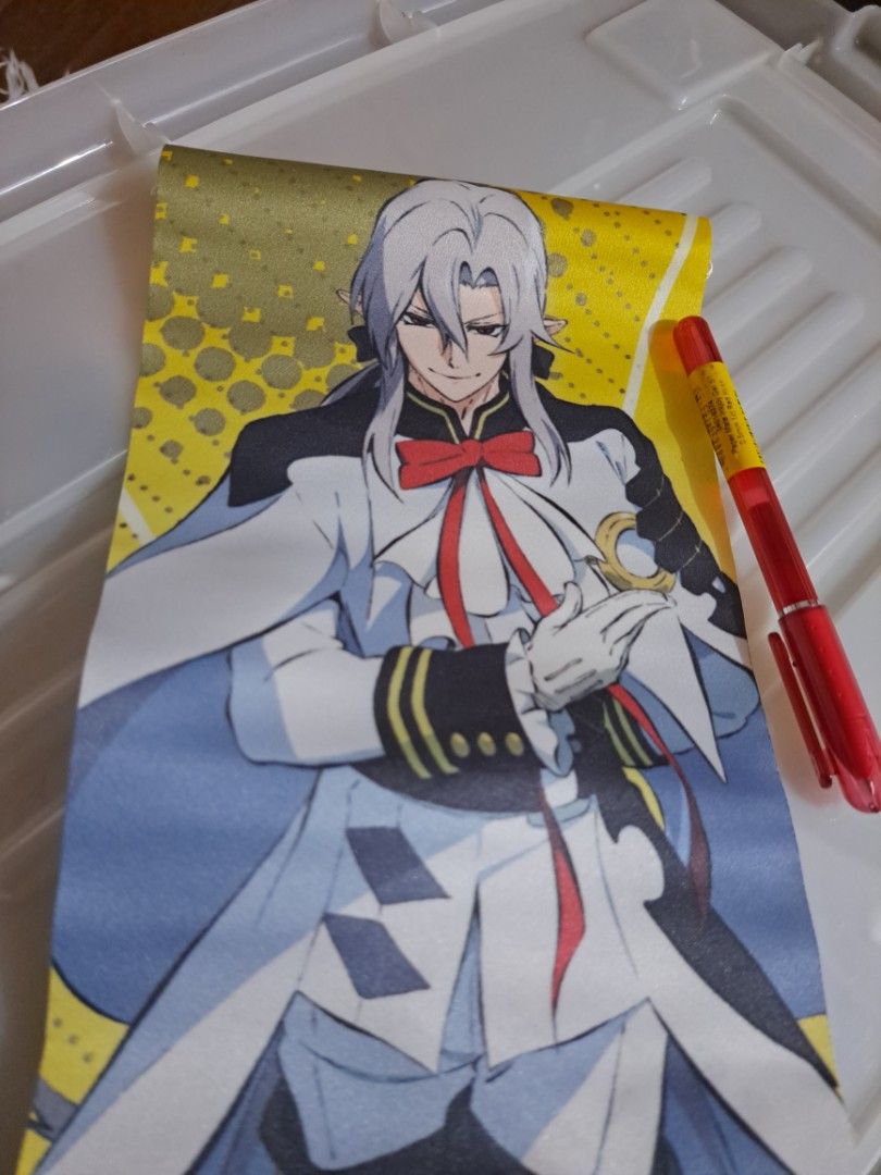 Owari no Seraph Ferid Bathory Wall scroll anime poster cloth (Category: Art & Prints) located in Caloocan City. Submitted by anime_manga_konbini (Listing ID 1461225106, Image 2). Description: ☆ Gcash / BDO / BPI ☆ Lalamove / Grab / J&T / Gogoexpress ☆ Ships from Caloocan. ☆ Payment first. Ship out after payment has been confirmed.