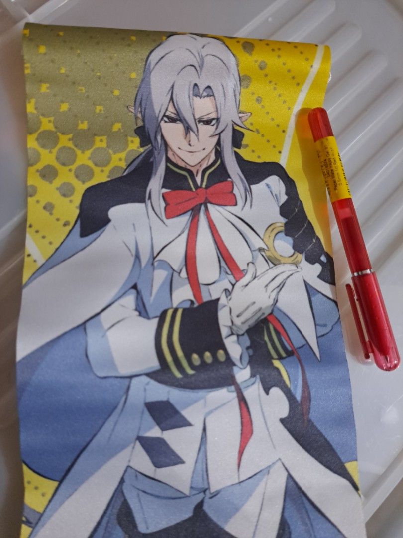 Owari no Seraph Ferid Bathory Wall scroll anime poster cloth (Category: Art & Prints) located in Caloocan City. Submitted by anime_manga_konbini (Listing ID 1461225106, Image 1). Description: ☆ Gcash / BDO / BPI ☆ Lalamove / Grab / J&T / Gogoexpress ☆ Ships from Caloocan. ☆ Payment first. Ship out after payment has been confirmed.